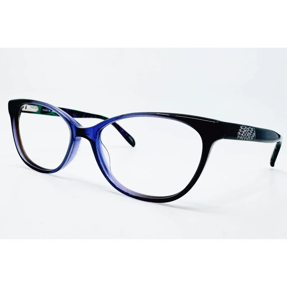 B.U.M. Equipment Eyeglasses Womens Violet Cat Eye Extraordinary 51-15-135